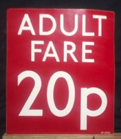 Vintage London Transport signs available